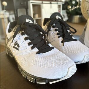 Reebok White and Black Men's Sneakers